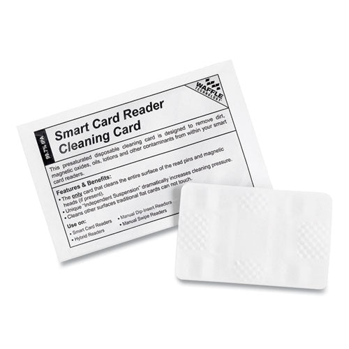 Magnetic Card Reader Cleaning Cards, 2.1" x 3.35", 40/Box-(IPS2392)