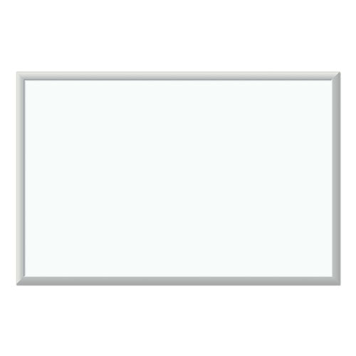 Melamine Dry Erase Board, 36 x 24, White Surface, Silver Aluminum Frame-(UBR031U0001)