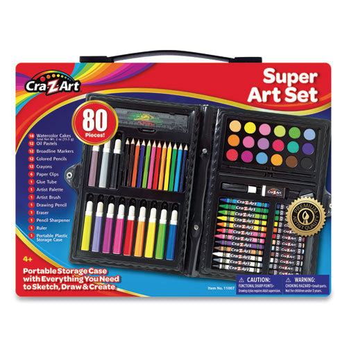 Super Art Set, 80 Pieces-(CZA110076)