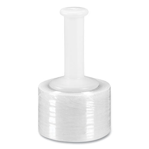 Cast Banding Wrap with Hand Dispenser, 3" x 1,000 ft, 80-Gauge, Clear, 18/Carton-(CWZ698534)