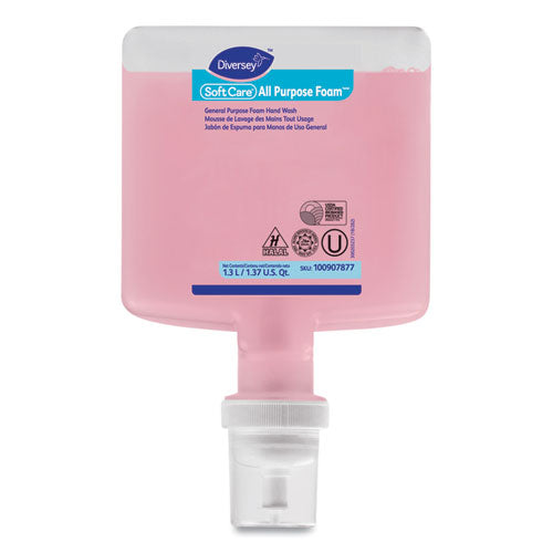 Soft Care All Purpose Foam for IntelliCare Dispensers, Floral, 1.3 L Cartridge, 6/Carton-(DVO100907877)