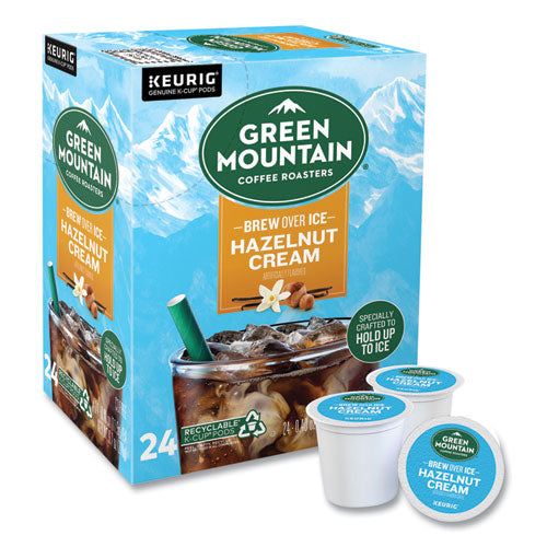 Hazelnut Cream Brew Over Ice Coffee K-Cups, 24/Box-(GMT9029)