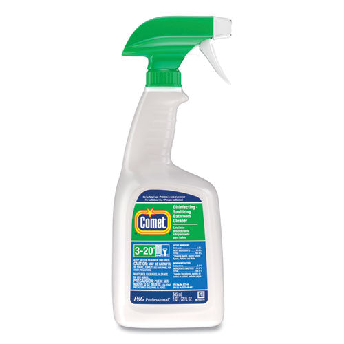 Disinfecting-Sanitizing Bathroom Cleaner, 32 oz Trigger Spray Bottle-(PGC19214EA)