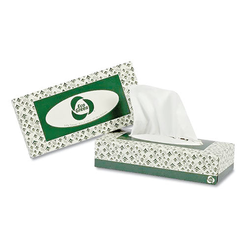 Recycled 2-Ply Facial Tissue, White, 150 Sheets/Box, 20 Boxes/Carton-(APAEF150)