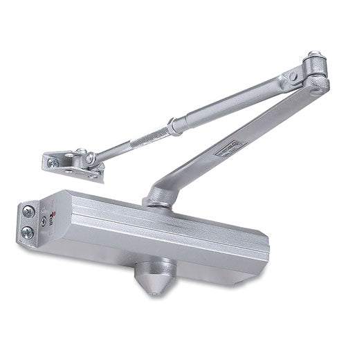 600 Series Door Closer, Adjustable 1-4 Spring Size, Aluminum-(PFQDC100018)