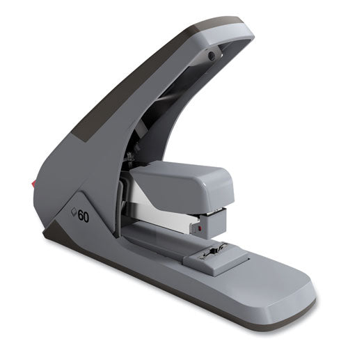 One-Touch Desktop Stapler, 60 or 25 Sheet Capacity, Gray/Black-(TUD331288)