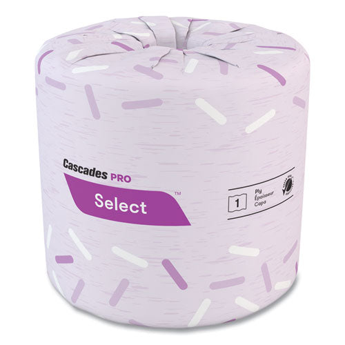 Select Standard Bath Tissue, 1-Ply, White, 1,210/Roll, 80 Rolls/Carton-(CSDB150)