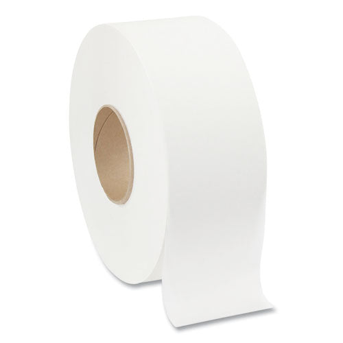 Jumbo Jr. Bathroom Tissue Roll, Septic Safe, 2-Ply, White, 3.5" x 1,000 ft, 8 Rolls/Carton-(GPC12798)