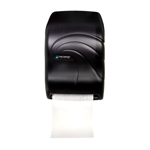 Electronic Touchless Roll Towel Dispenser, 11.75 x 9 x 15.5, Black Pearl-(SJMT1390TBK)