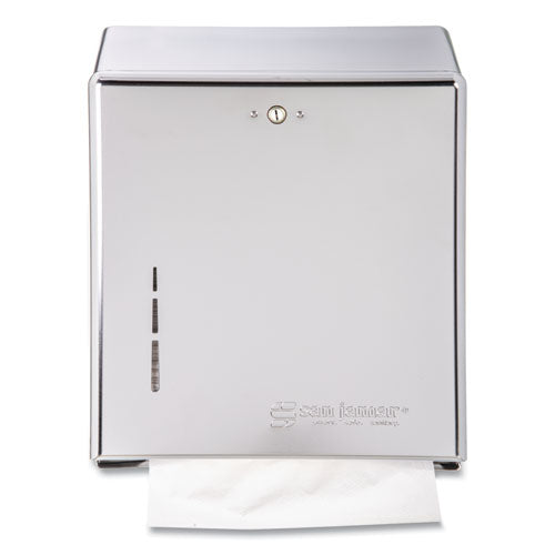 C-Fold/Multifold Towel Dispenser, 11.38 x 4 x 14.75, Chrome-(SJMT1900XC)