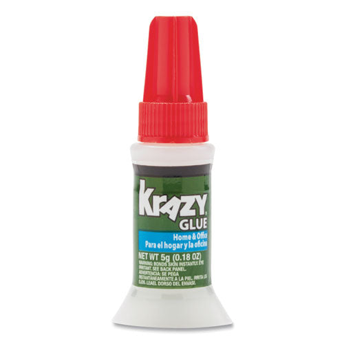 All Purpose Brush-On Krazy Glue, 0.18 oz, Dries Clear-(EPIKG94548R)