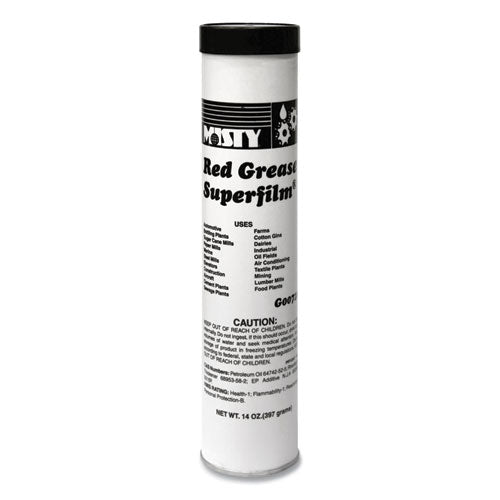 NLGI #2 Red Grease, 14 oz Tube, 48/Carton-(AMR1003057)