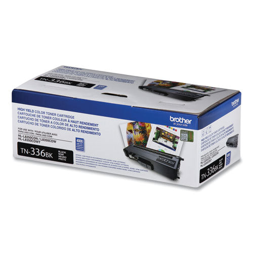 TN336BK High-Yield Toner, 4,000 Page-Yield, Black-(BRTTN336BK)