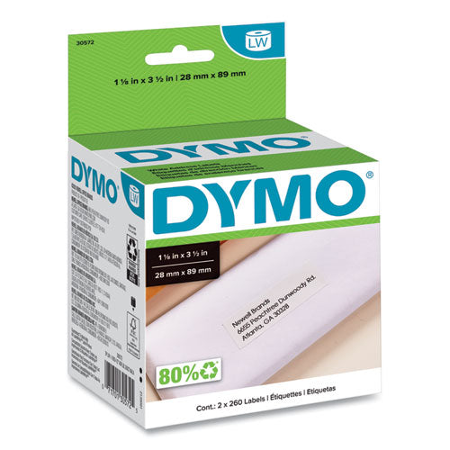 LabelWriter Shipping Labels, 2.12" x 4", White, 220 Labels/Roll-(DYM30573)