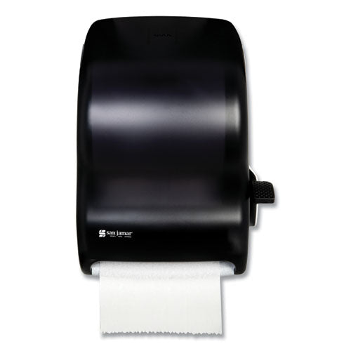 Lever Roll Towel Dispenser, Classic, 12.94 x 9.25 x 16.5, Transparent Black Pearl-(SJMT1100TBK)