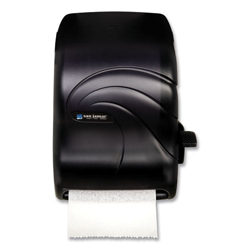 Lever Roll Towel Dispenser, Oceans, 12.94 x 9.25 x 16.5, Black Pearl-(SJMT1190TBK)