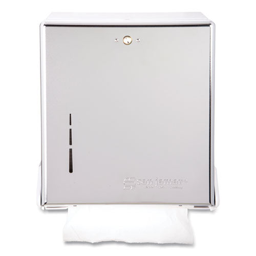 True Fold C-Fold/Multifold Paper Towel Dispenser, 11.63 x 5 x 14.5, Chrome-(SJMT1905XC)