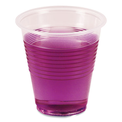 Translucent Plastic Cold Cups, 3 oz, Polypropylene, 125/Pack-(BWKTRANSCUP3PK)