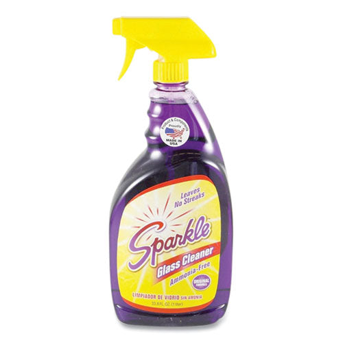 Glass Cleaner, 33.8 oz Spray Bottle-(FUN20345)