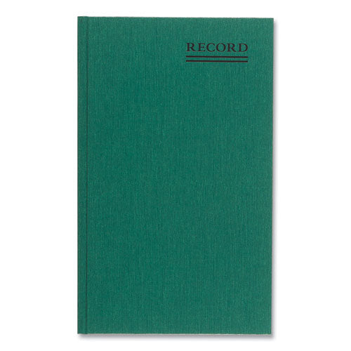 Emerald Series Account Book, Green Cover, 12.25 x 7.25 Sheets, 150 Sheets/Book-(RED56111)