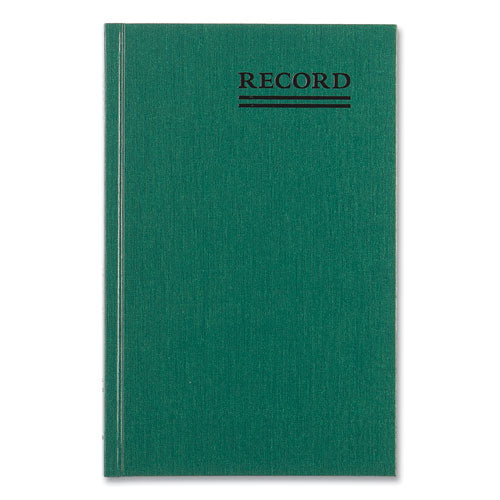 Emerald Series Account Book, Green Cover, 9.63 x 6.25 Sheets, 200 Sheets/Book-(RED56521)