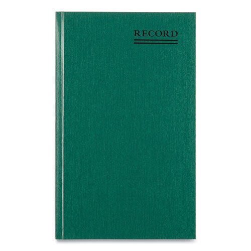 Emerald Series Account Book, Green Cover, 12.25 x 7.25 Sheets, 300 Sheets/Book-(RED56131)