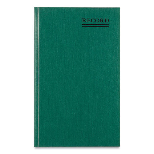 Emerald Series Account Book, Green Cover, 12.25 x 7.25 Sheets, 500 Sheets/Book-(RED56151)