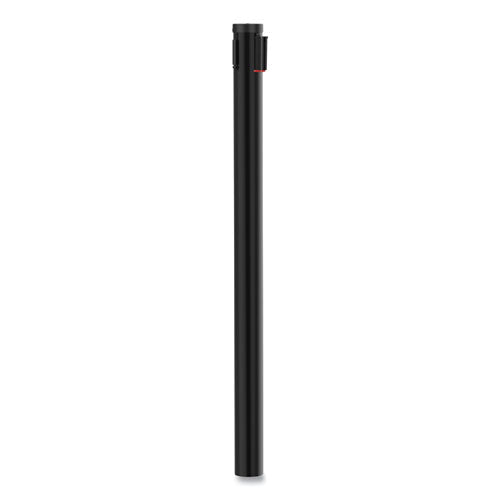 Adjusta-Tape Crowd Control Posts Only, Steel, 40" High, Black, 2/Box-(TCO11611)