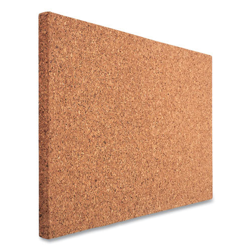 iDesign Frameless Cork Bulletin Board, 46 x 36, Natural Surface-(ICE35011)