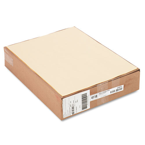 Cream Manila Drawing Paper, 50 lb Cover Weight, 18 x 24, Cream Manila, 500/Pack-(PAC4118)