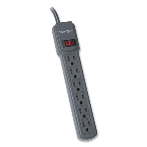 Power Strip, 6 Outlets, 4 ft Cord, Cream/Ivory-(KMW38214)