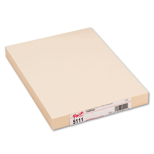 Heavyweight Tagboard, 12 x 9, Manila, 100/Pack-(PAC5111)