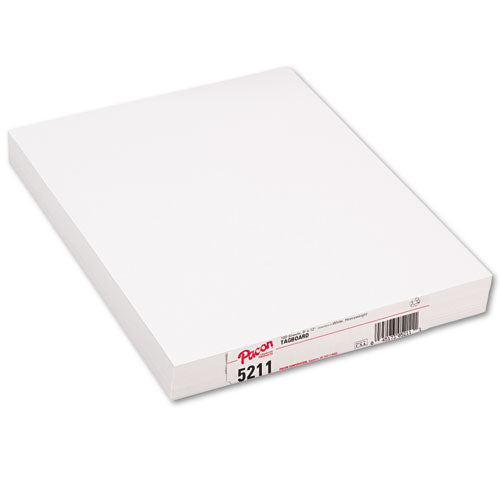 Heavyweight Tagboard, 12 x 9, White, 100/Pack-(PAC5211)