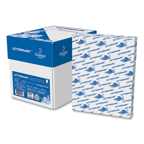 Custom Cut-Sheet Copy Paper, 92 Bright, 2-Hole Top Punched, 20lb Bond Weight, 8.5 x 11, White, 500/Ream, 5 Reams/Carton-(DMR8827)