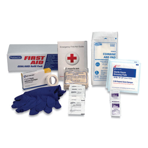 OSHA First Aid Refill Kit, 41 Pieces/Kit-(FAO90103)