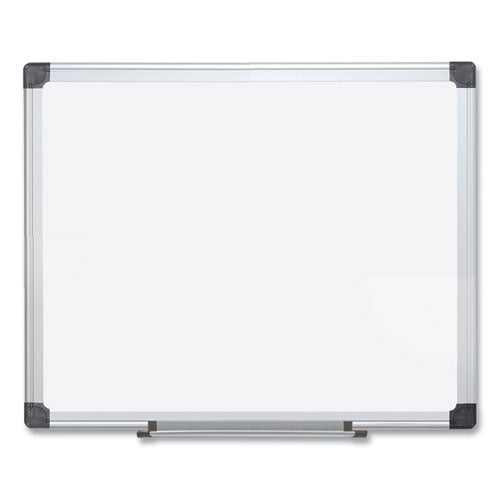 Porcelain Value Dry Erase Board, 48 x 96, White Surface, Silver Aluminum Frame-(BVCCR1501170MV)