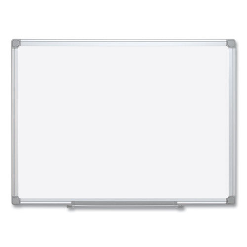 Earth Silver Easy Clean Dry Erase Boards, 96 x 48, White Surface, Silver Aluminum Frame-(BVCMA2100790)