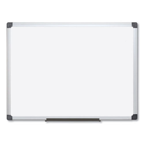 Value Lacquered Steel Magnetic Dry Erase Board, 96 x 48, White Surface, Silver Aluminum Frame-(BVCMA2107170)