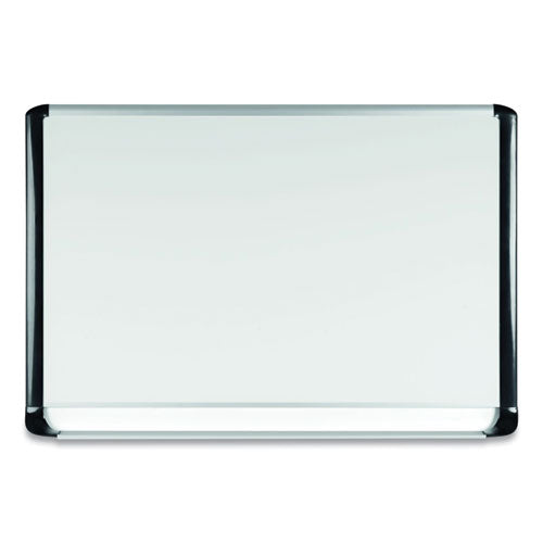 Gold Ultra Magnetic Dry Erase Boards, 72 x 48, White Surface, Black Aluminum Frame-(BVCMVI270201)