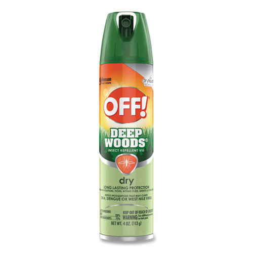 Deep Woods Dry Insect Repellent, 4 oz Aerosol Spray, Neutral, 12/Carton-(SJN315652)