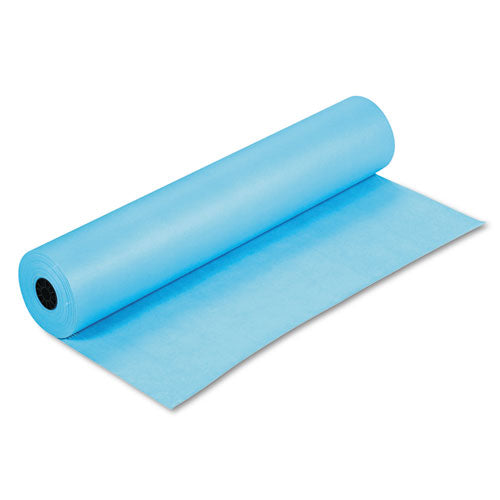 Rainbow Duo-Finish Colored Kraft Paper, 35 lb Wrapping Weight, 36" x 1,000 ft, Sky Blue-(PAC63150)