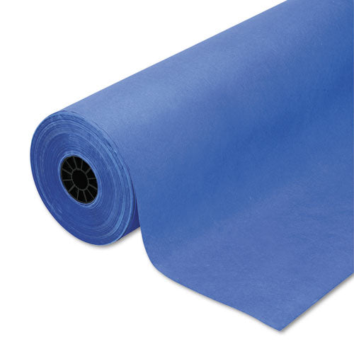 Rainbow Duo-Finish Colored Kraft Paper, 35 lb Wrapping Weight, 36" x 1,000 ft, Royal Blue-(PAC63200)