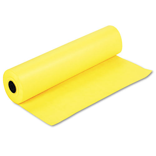 Spectra ArtKraft Duo-Finish Paper, 48 lb Text Weight, 36" x 1,000 ft, Canary Yellow-(PAC67081)