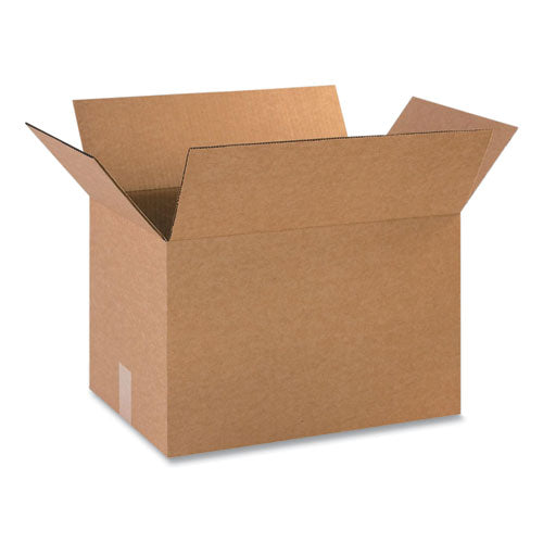 Fixed-Depth Shipping Boxes, Regular Slotted Container (RSC), 12" x 18" x 12", Brown Kraft, 25/Bundle-(CWZ181212)