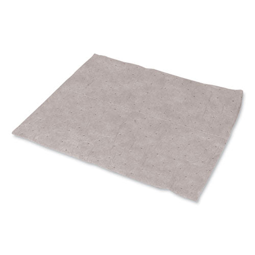 TASKBrand All Sorb Industrial Sorbent Pad, 0.24 gal, 15 x 18, 100/Carton-(HOSASINBP)