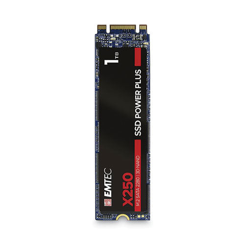 X250 Power Plus Internal Solid State Drive, 1 TB, SATA III-(EMCECSSD1TX250)