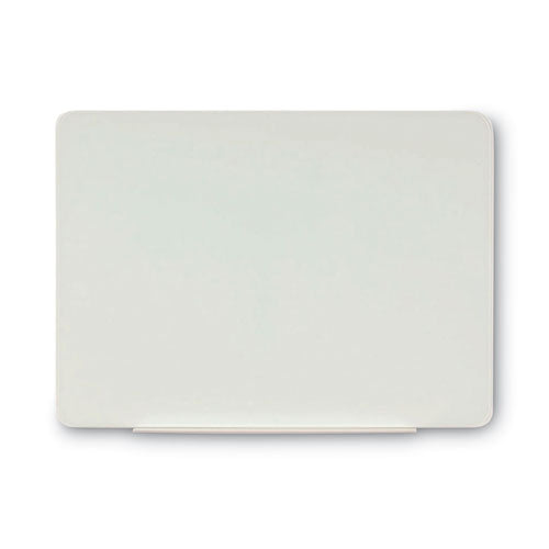 Magnetic Glass Dry Erase Board, 36 x 24, Opaque White Surface-(BVCGL070101)