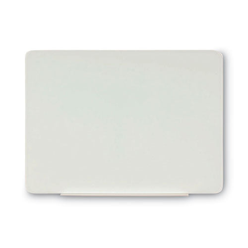 Magnetic Glass Dry Erase Board, 48 x 36, Opaque White Surface-(BVCGL080101)