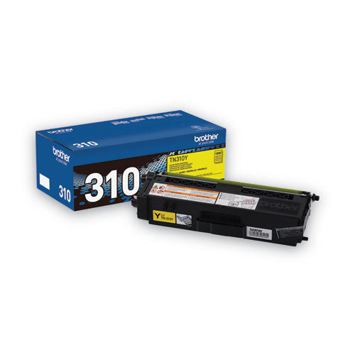 TN310Y Toner, 1,500 Page-Yield, Yellow-(BRTTN310Y)