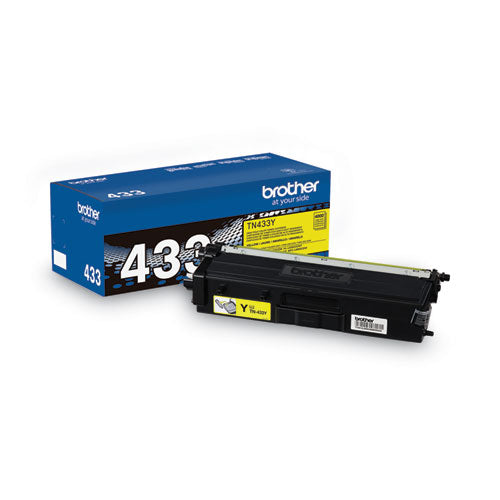 TN433Y High-Yield Toner, 4,000 Page-Yield, Yellow-(BRTTN433Y)